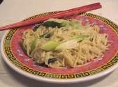 Parboiled Noodles With Stir Fried Crabmeat Topping